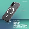 image:imageSmartish iPhone 17e16e Wallet Case  Screen Protector  Slim  Protective Phone Case Credit Card Holder  2Pack Tempered Glass Screen Protectors for Apple iPhone 17e16e  Black Tie AffairMagSafe Clear Case
