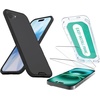 image:imageSmartish iPhone 17e16e Wallet Case  Screen Protector  Slim  Protective Phone Case Credit Card Holder  2Pack Tempered Glass Screen Protectors for Apple iPhone 17e16e  Black Tie AffairMagSafe Case