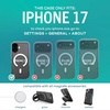image:imageSmartish iPhone 17e16e Wallet Case  Screen Protector  Slim  Protective Phone Case Credit Card Holder  2Pack Tempered Glass Screen Protectors for Apple iPhone 17e16e  Black Tie AffairMagSafe Clear Case
