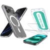 image:imageSmartish iPhone 17e16e Wallet Case  Screen Protector  Slim  Protective Phone Case Credit Card Holder  2Pack Tempered Glass Screen Protectors for Apple iPhone 17e16e  Black Tie AffairMagSafe Clear Case
