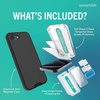 image:imageSmartish iPhone 17e16e Wallet Case  Screen Protector  Slim  Protective Phone Case Credit Card Holder  2Pack Tempered Glass Screen Protectors for Apple iPhone 17e16e  Black Tie AffairMagSafe Case