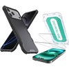 image:imageSmartish iPhone 17e16e Wallet Case  Screen Protector  Slim  Protective Phone Case Credit Card Holder  2Pack Tempered Glass Screen Protectors for Apple iPhone 17e16e  Black Tie AffairMagSafe Armor Case