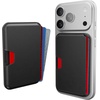 image:imageSmartish iPhone MagSafe Wallet  Side Hustle Hard Shell  Slim Detachable Magnetic Card Holder  Holds 3 Cards  Cash for Apple iPhone 171615141312  Black Tie AffairBlack Tie Affair