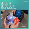 image:imageSmartish iPhone MagSafe Wallet  Side Hustle Hard Shell  Slim Detachable Magnetic Card Holder  Holds 3 Cards  Cash for Apple iPhone 171615141312  Black Tie AffairSpaced Out