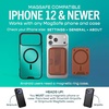 image:imageSmartish iPhone MagSafe Wallet  Side Hustle Hard Shell  Slim Detachable Magnetic Card Holder  Holds 3 Cards  Cash for Apple iPhone 171615141312  Black Tie AffairChestnut Brown