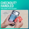 image:imageSmartish iPhone MagSafe Wallet  Side Hustle Hard Shell  Slim Detachable Magnetic Card Holder  Holds 3 Cards  Cash for Apple iPhone 171615141312  Black Tie AffairDesert Stripes