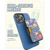 image:imageSmartish iPhone MagSafe Wallet  Side Hustle Hard Shell  Slim Detachable Magnetic Card Holder  Holds 3 Cards  Cash for Apple iPhone 171615141312  Black Tie AffairFlirty Floral
