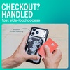 image:imageSmartish iPhone MagSafe Wallet  Side Hustle Hard Shell  Slim Detachable Magnetic Card Holder  Holds 3 Cards  Cash for Apple iPhone 171615141312  Black Tie AffairVery Cherry Blossom