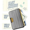 image:imageSmartish iPhone MagSafe Wallet  Side Hustle Hard Shell  Slim Detachable Magnetic Card Holder  Holds 3 Cards  Cash for Apple iPhone 171615141312  Black Tie AffairGraspin Aspen
