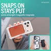 image:imageSmartish iPhone MagSafe Wallet  Side Hustle Hard Shell  Slim Detachable Magnetic Card Holder  Holds 3 Cards  Cash for Apple iPhone 171615141312  Black Tie AffairTeddy Bear Brown