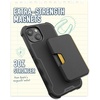 image:imageSmartish iPhone MagSafe Wallet  Side Hustle Hard Shell  Slim Detachable Magnetic Card Holder  Holds 3 Cards  Cash for Apple iPhone 171615141312  Black Tie AffairBlack Tie Affair