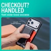 image:imageSmartish iPhone MagSafe Wallet  Side Hustle Hard Shell  Slim Detachable Magnetic Card Holder  Holds 3 Cards  Cash for Apple iPhone 171615141312  Black Tie AffairBlack Tie Affair