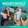 image:imageSmartish iPhone MagSafe Wallet  Side Hustle Hard Shell  Slim Detachable Magnetic Card Holder  Holds 3 Cards  Cash for Apple iPhone 171615141312  Black Tie AffairMoving Mountains