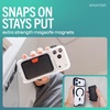 image:imageSmartish iPhone MagSafe Wallet  Side Hustle Hard Shell  Slim Detachable Magnetic Card Holder  Holds 3 Cards  Cash for Apple iPhone 171615141312  Black Tie AffairMore Prints