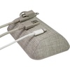 image:imageSmartish Bigger Cable Wrangler Organizer with 3in1 Universal Charging Cable  Lightly Toasted Beige