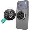 image:imageSmartish MagSafe Suction Mount  WallFlower  3 in 1 Reversible Magnetic Phone Grip Finger Loop Suction Mount Kickstand wUniversal MagSafe Adapter Kit for Apple iPhone  Blues on the GreenBlack Tie Affair