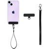 image:imageSmartish Phone Wristlet  Case Clinger  Universal iPhone Holder with Detachable Wrist Strap Loop with Phone Insert Unisex Gift for All Phone Cases iPhone Galaxy Pixel  SandstormBlack Vegan Leather
