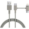 image:imageSmartish USBCLightning Cable 171616e1514  Crown Joule  6 Foot Universal Fast Fabric Wrapped Charging Cable wMicroUSB  MFi Certified 1312SEiPadAirPodsAndroid  PinkLightly Toasted Beige