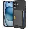 image:imageSmartish iPhone 15 Pro Slim Case with Wallet for MagSafe iPhones  Gripmunk  Magsafe Compatible Thin Grip Cover  Detachable Magnetic Credit Card Holder  Black Tie AffairMagSafe Case