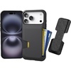 image:imageSmartish iPhone 17 Wallet Case  Phone Grip Finger Loop  Wallet Slayer Vol 1 Slim  Protective Credit Card Holder  Pop Out Ring Kickstand for Apple iPhone 17  Black Tie AffairiPhone 17 Pro Max