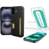 image:imageSmartish iPhone 17 Wallet Case  Screen Protector  Slim  Protective Phone Case Credit Card Holder  2Pack Tempered Glass Screen Protectors for Apple iPhone 17  Black Tie Affair