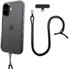 image:imageSmartish iPhone 17e16e MagSafe Case with Crossbody Lanyard Strap  Gripmunk  Slim  Protective Magnetic Slim Case with Universal Detachable Shoulder Neck Strap  Black Tie AffairMagSafe Clear Case