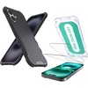 image:imageSmartish iPhone 17e16e Wallet Case  Screen Protector  Slim  Protective Phone Case Credit Card Holder  2Pack Tempered Glass Screen Protectors for Apple iPhone 17e16e  Black Tie AffairMagSafe Armor Case
