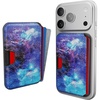 image:imageSmartish iPhone MagSafe Wallet  Side Hustle Hard Shell  Slim Detachable Magnetic Card Holder  Holds 3 Cards  Cash for Apple iPhone 171615141312  Black Tie AffairSpaced Out