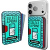 image:imageSmartish iPhone MagSafe Wallet  Side Hustle Hard Shell  Slim Detachable Magnetic Card Holder  Holds 3 Cards  Cash for Apple iPhone 171615141312  Black Tie AffairMore Prints