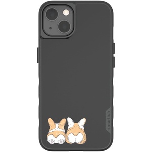 image:imageSmartish  Baker Pugs  iPhone 13 Slim Case  Gripmunk Lightweight  Protective Thin Cover  Fits iPhone 13Corgi Bunz