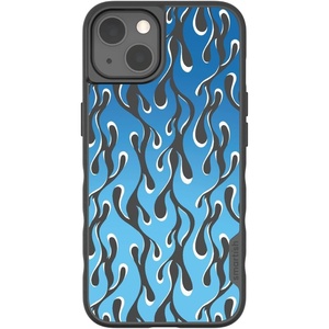 image:imageSmartish  Checker I Dont Even knower  iPhone 16 MagSafe Case  Gripmunk Lightweight  Protective Thin Cover  Fits iPhone 16Blue Flames