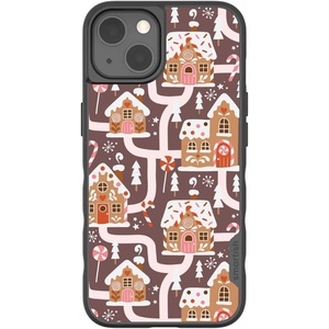 image:imageSmartish  Howliday Hounds  iPhone 17 MagSafe Case  Gripmunk Lightweight  Protective Thin Grip Cover  Fits Apple iPhone 17Gingerbread Homes