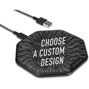 image:imageSmartish Fast Wireless Charger  Charge Island  QiCertified 15W Universal Charging Pad Textured amp NonSlip for iPhone Samsung Galaxy AirPods Pro QiEnabled Devices  Flavor of The MonthSecret Menu