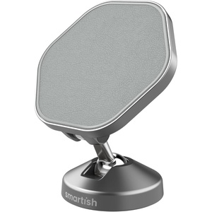 image:imageSmartish MagSafe Mountaineer Car Mount  Compatible wApple iPhone 1716151413  Magnetic Stick on Adhesive Phone Holder  Extra Strength Magnet for Apple Accessories  Black Tie AffairDrive Me Grayzy