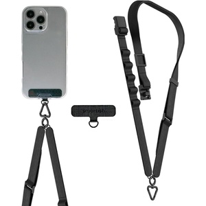 image:imageSmartish Phone Lanyard  Case Clinger  Universal iPhone Holder wDetachable Crossbody Shoulder Neck Strap wStorage Loops Fidlock Insert for Phone Cases iPhone Galaxy Pixel  So JadedBlack Tie Affair