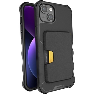 image:imageSmartish iPhone 15 Pro Protective Case with Wallet for MagSafe iPhones  Gripzilla  Magsafe Compatible Heavy Duty Armor Grip Cover  Detachable Magnetic Credit Card Holder  Black Tie AffairiPhone 15 Plus
