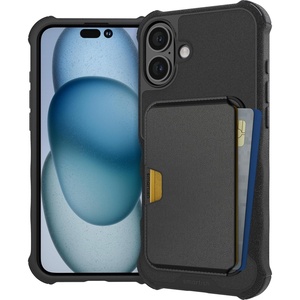 image:imageSmartish iPhone 15 Pro Slim Case with Wallet for MagSafe iPhones  Gripmunk  Magsafe Compatible Thin Grip Cover  Detachable Magnetic Credit Card Holder  Black Tie AffairMagSafe Armor Case