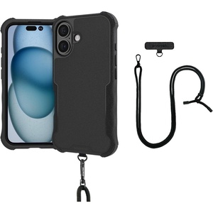 image:imageSmartish iPhone 17e16e MagSafe Case with Crossbody Lanyard Strap  Gripmunk  Slim  Protective Magnetic Slim Case with Universal Detachable Shoulder Neck Strap  Black Tie AffairMagSafe Armor Case