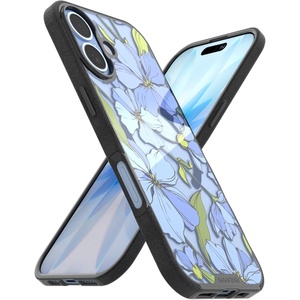 image:imageSmartish iPhone 17e16e MagSafe Clear Case  Gripmunk Magnetic Slim Case Lightweight  Protective Drop Tested AntiYellowing Thin Grip Clear Cover for Apple iPhone 17e16e  Clearly ClearBlue Blossoms MagSafe