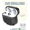 image:imageSmartish AirPods 3 Case  Fairy Pod Mother Durable Cover 2021 Supports Wireless Charging Front LED Visible HighGrip Sides Included Carabiner for Keychain  Black Tie AffairSecret Menu