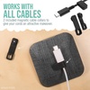 image:imageSmartish Cable Wrangler and Charger Bundle  Cable Wrangler Organizer with 2in1 USBC to USBCLightning Cable Fast Charger 100W  No 2 Pencil Gray