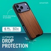 image:imageSmartish iPhone 11 Pro Max Slim Case  Gripmunk Lightweight  Protective Thin Cover Silk  Black Tie AffairWalnut Woods MagSafe