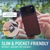 image:imageSmartish iPhone 11 Pro Max Slim Case  Gripmunk Lightweight  Protective Thin Cover Silk  Black Tie AffairWalnut Woods MagSafe