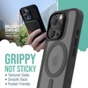 image:imageSmartish iPhone 11 Pro Max Slim Case  Gripmunk Lightweight  Protective Thin Cover Silk  Nothin to HideClearly Black MagSafe