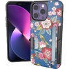 image:imageSmartish iPhone 11 Pro Wallet Case  Wallet Slayer Vol 2 Slim Protective Kickstand Credit Card Holder Silk  Black Tie AffairFlirty Floral