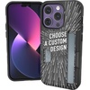 image:imageSmartish iPhone 11 Pro Wallet Case  Wallet Slayer Vol 2 Slim Protective Kickstand Credit Card Holder Silk  Black Tie AffairMore Prints