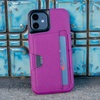 image:imageSmartish iPhone 11 Pro Wallet Case  Wallet Slayer Vol 2 Slim Protective Kickstand Credit Card Holder Silk  Black Tie AffairPurple Reign