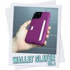 image:imageSmartish iPhone 11 Pro Wallet Case  Wallet Slayer Vol 2 Slim Protective Kickstand Credit Card Holder Silk  Black Tie AffairPurple Reign
