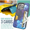image:imageSmartish iPhone 11 Pro Wallet Case  Wallet Slayer Vol 2 Slim Protective Kickstand Credit Card Holder Silk  Black Tie AffairSpaced Out