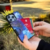 image:imageSmartish iPhone 11 Pro Wallet Case  Wallet Slayer Vol 2 Slim Protective Kickstand Credit Card Holder Silk  Black Tie AffairSpaced Out